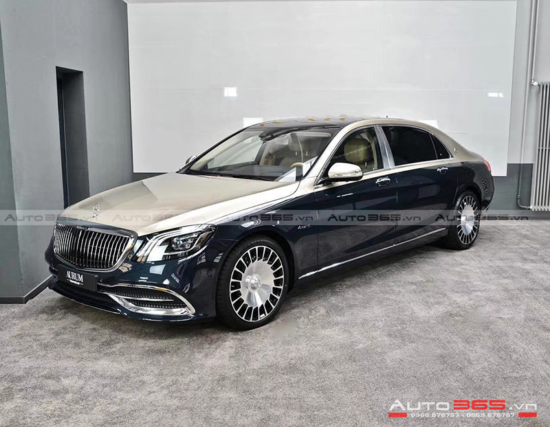 Mercedes S400 nâng cấp body Maybach đầy sang trọng